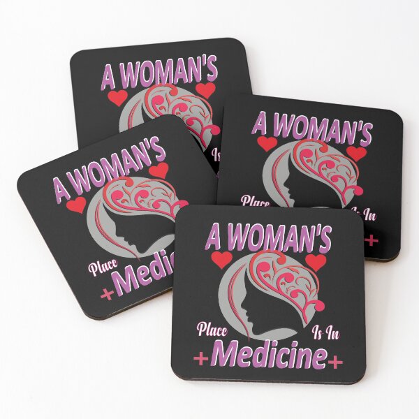 Item preview,  A Woman's Place Is In Medicine Funny Doctor, Funny Nursing, Medical ,Medical School,Med Student designed and sold by ADAMYASS.