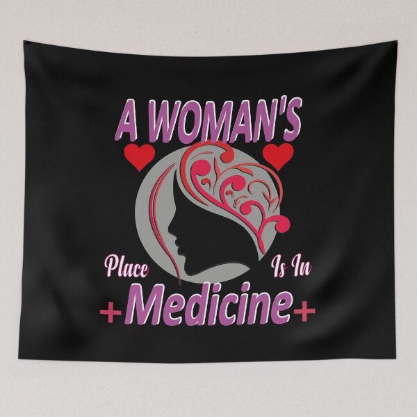 Item preview,  A Woman's Place Is In Medicine Funny Doctor, Funny Nursing, Medical ,Medical School,Med Student designed and sold by ADAMYASS.