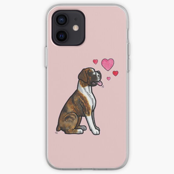 Boxer love (brindle) iPhone Soft Case