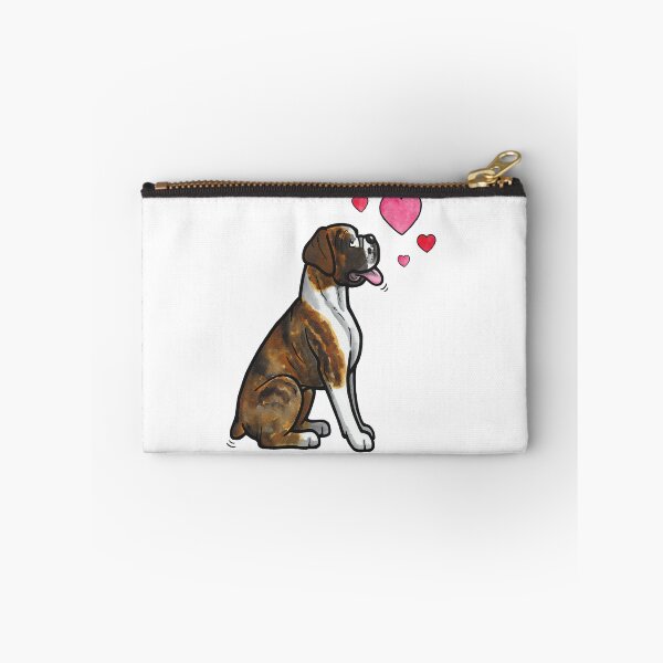 Item preview, Boxer love (brindle) designed and sold by animalartbyjess.