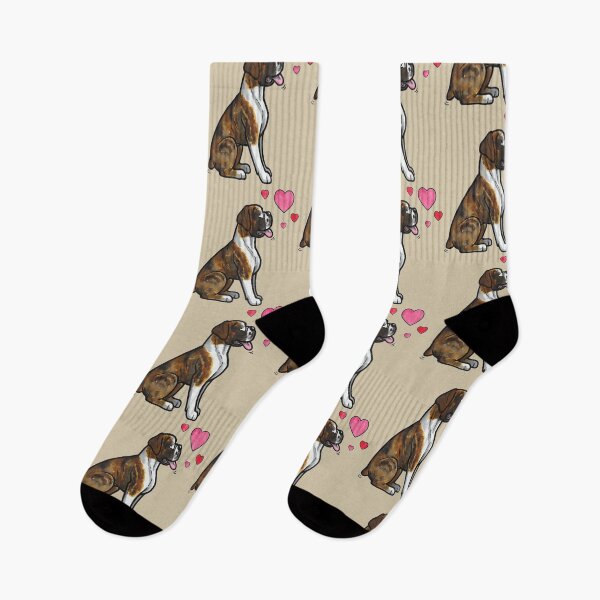 Item preview, Boxer love (brindle) designed and sold by animalartbyjess.