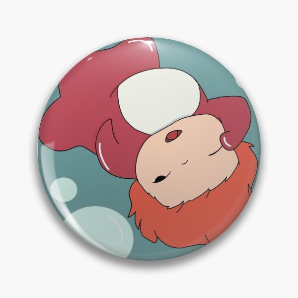 Ponyo on the Cliff Cute Badge Pins - Ghibli Store