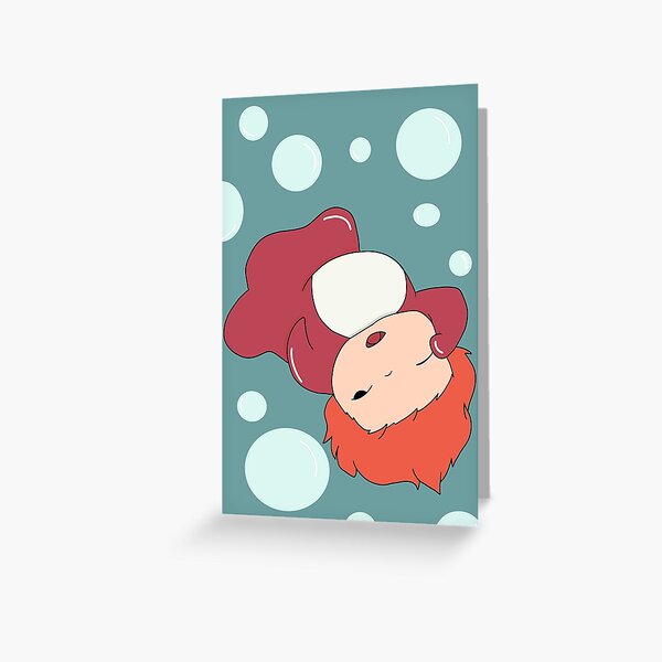 Sleepy Ponyo Greeting Card