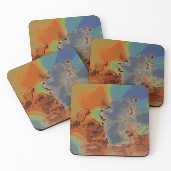 Item preview, Psychedelic Rainbow Clouds  designed and sold by chickenballet.