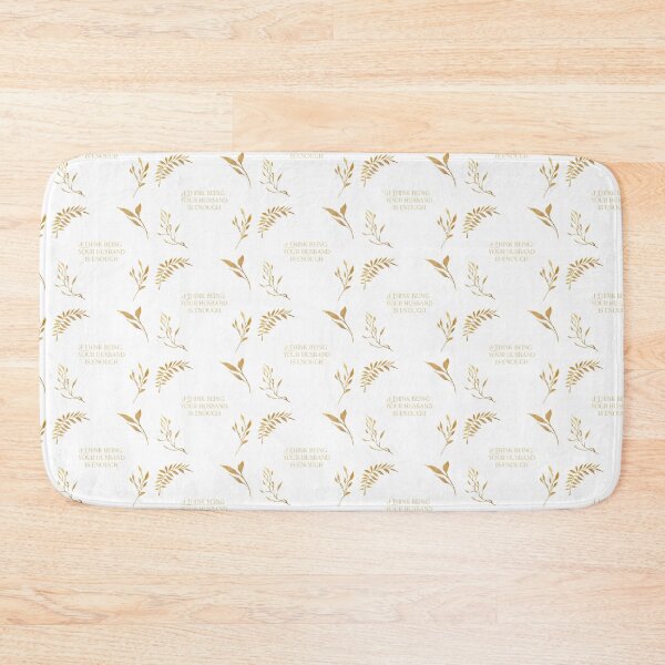 Item preview, I think being your husband is enough- golden colour with leaves Sticker Pack designed and sold by Chen-ChenLand.