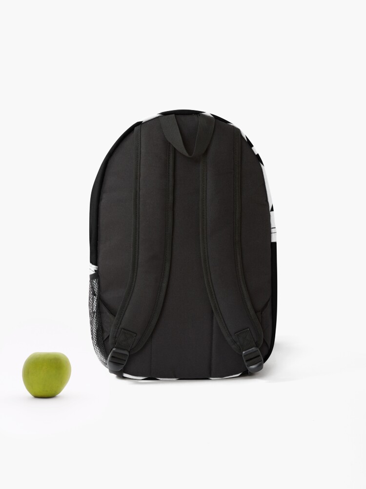 Thumbnail 2 of 3, Backpack, Black Diamond Pattern designed and sold by ForgeCreativity.