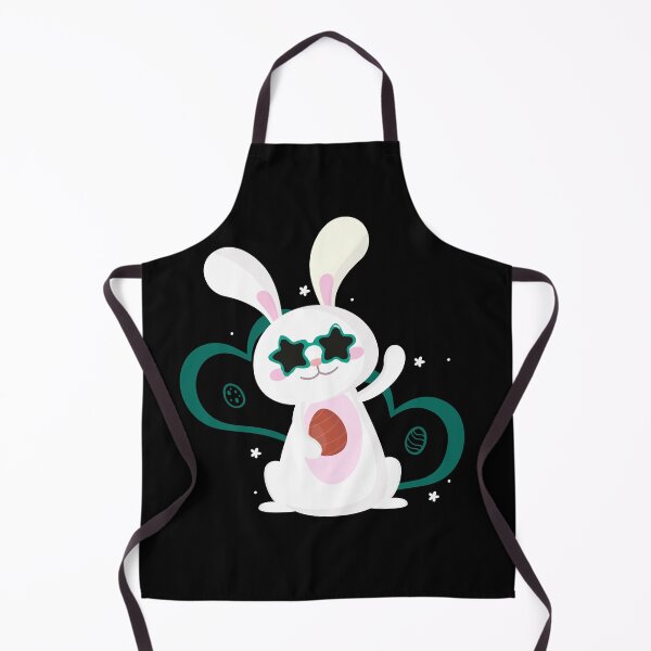 Item preview, Bunny with glasses and green heart designed and sold by Mariokao.