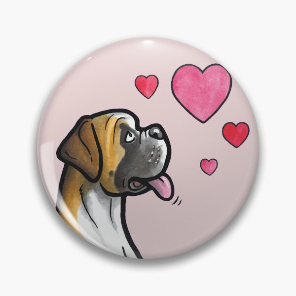 Artikelvorschau, Boxer Hund Liebe entworfen und verkauft von animalartbyjess.