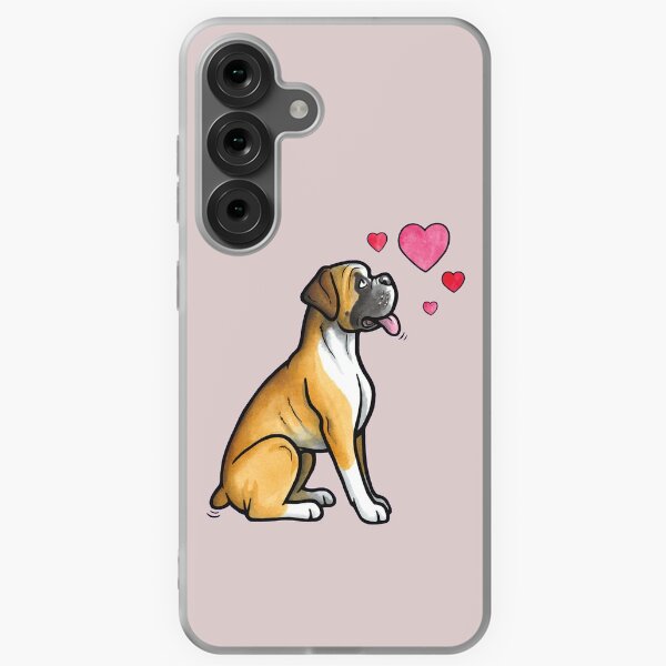 Item preview, Boxer dog love designed and sold by animalartbyjess.