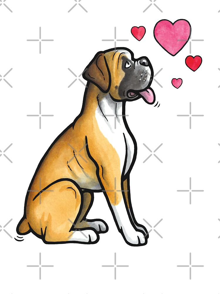 Camiseta para niños «Amor del perro boxer» de animalartbyjess | Redbubble