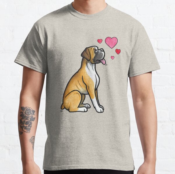 Item preview, Boxer dog love designed and sold by animalartbyjess.