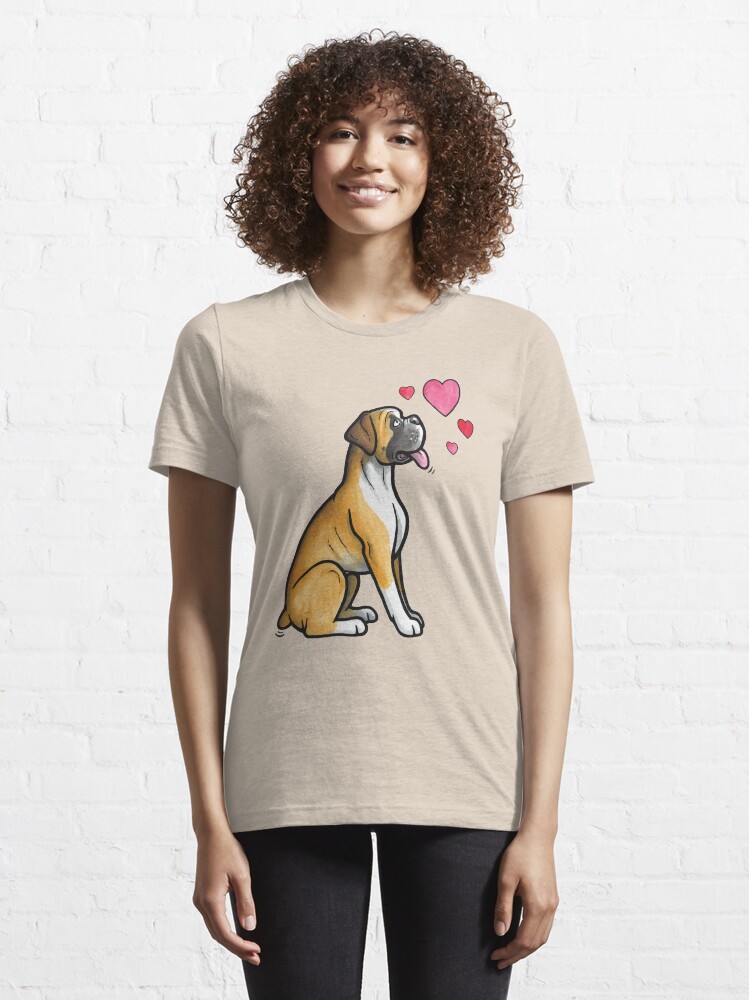 "Boxer dog love" Tshirt for Sale by animalartbyjess Redbubble