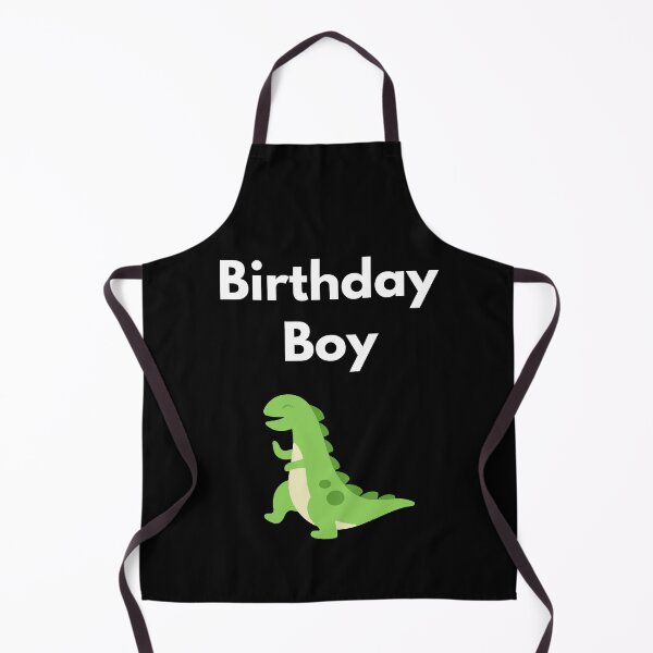 Item preview, Birthday Boy Cute Green Dinosaur, white text designed and sold by JRice66.