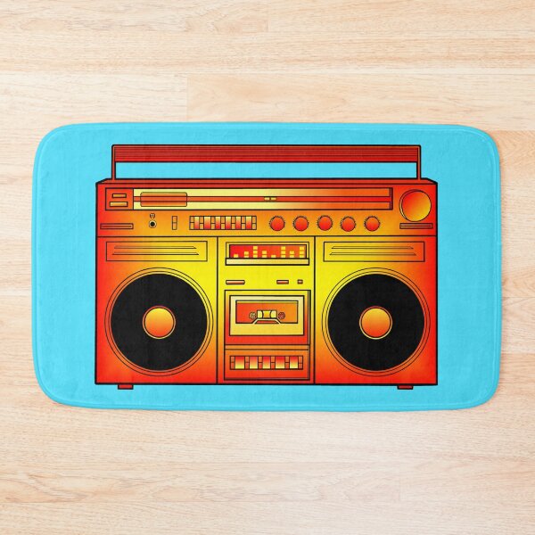 Item preview, Warm Red Orange Gold Fire Boombox  designed and sold by Deborah Camp.
