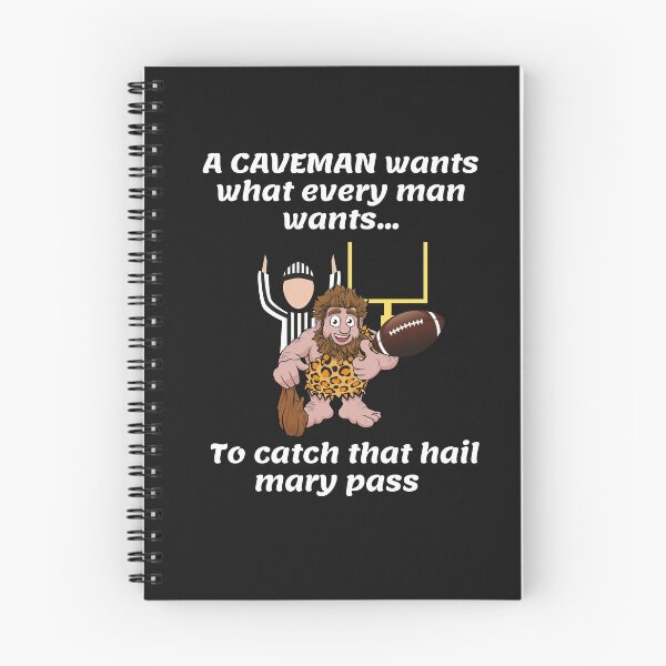 Item preview, caveman hail mary pass designed and sold by rocklegends99.