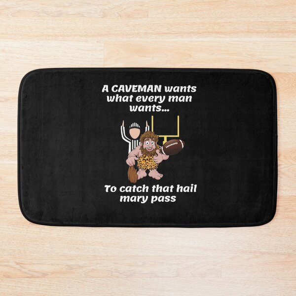 Item preview, caveman hail mary pass designed and sold by rocklegends99.