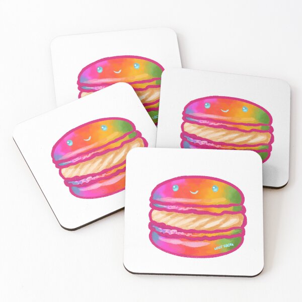 Item preview, Rainbow Tie-dye Macaron designed and sold by lostfrog.