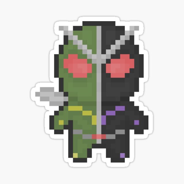 Item preview, Pixel Kamen Rider W designed and sold by coralvalley.