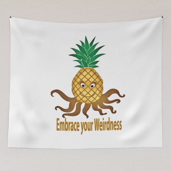 Item preview, Embrace your Weirdness pineapple octopus designed and sold by JAZTshirt.