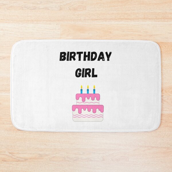 Item preview, Birthday Girl Pink Cake with Candles designed and sold by JRice66.