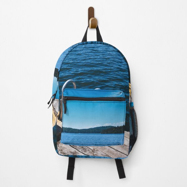 Item preview, Enjoying the Water Views of Isle Royale from the Dock designed and sold by mattgeophoto.