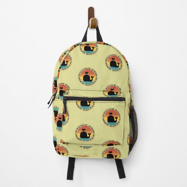 Item preview, Cute Sunset Retro Whale Save The Ocean designed and sold by Nostraw.