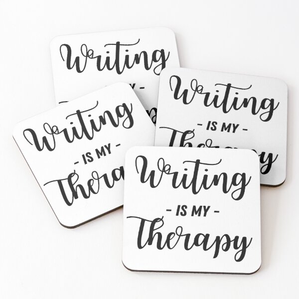 Item preview, Writing Is My Therapy | Writer Design | Author Gift | Writer Gift designed and sold by Presto Prints Design.