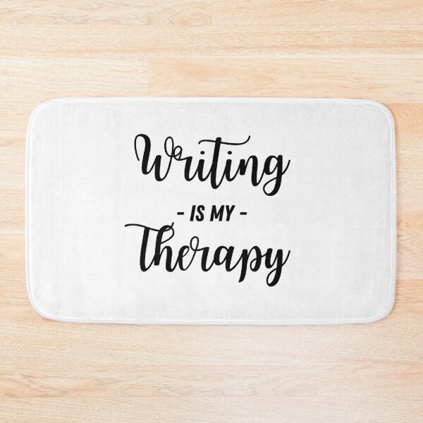 Item preview, Writing Is My Therapy | Writer Design | Author Gift | Writer Gift designed and sold by Presto Prints Design.