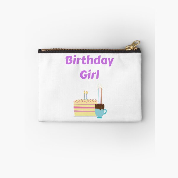 Item preview, Birthday Girl Cake and Coffee with Candles designed and sold by JRice66.