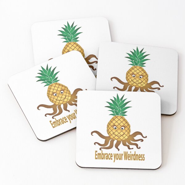 Item preview, Embrace your Weirdness pineapple octopus designed and sold by JAZTshirt.