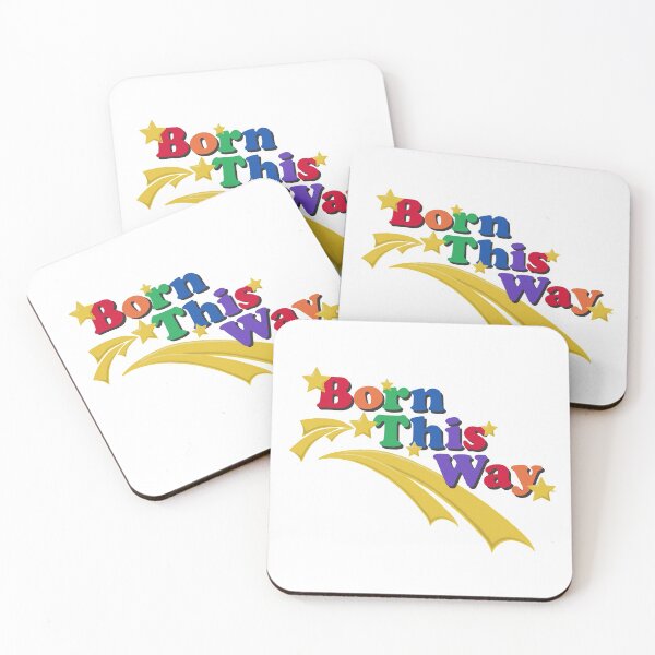 Item preview, Born This Way - Rainbow and Stars designed and sold by The White Bat.