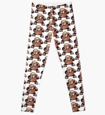 wood man Leggings