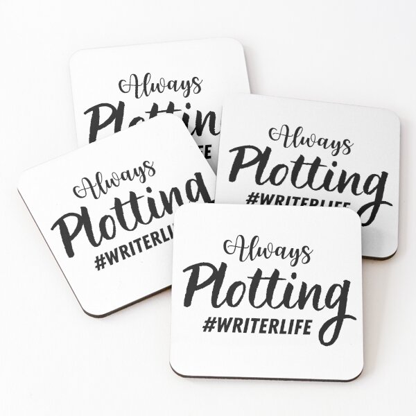 Item preview, Always Plotting | Writer Design | Author Gift | Writer Gift designed and sold by Presto Prints Design.
