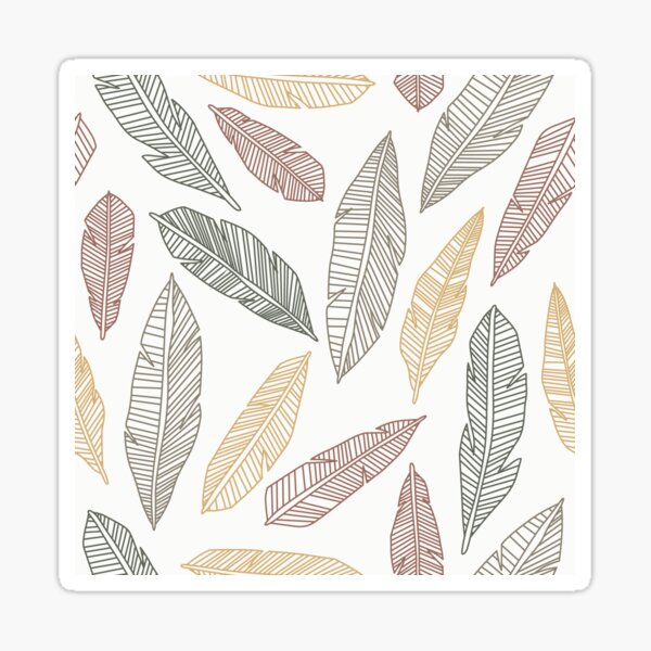 Feathers | Harvest (2021 Sherwin Williams - Encounter Palette Coordinate) Sticker