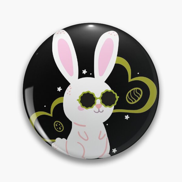 Item preview, Bunny with glasses and olive heart designed and sold by Mariokao.
