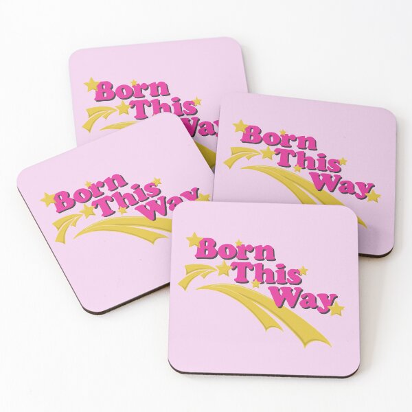 Item preview, Hot Pink Born This Way and Stars designed and sold by The White Bat.