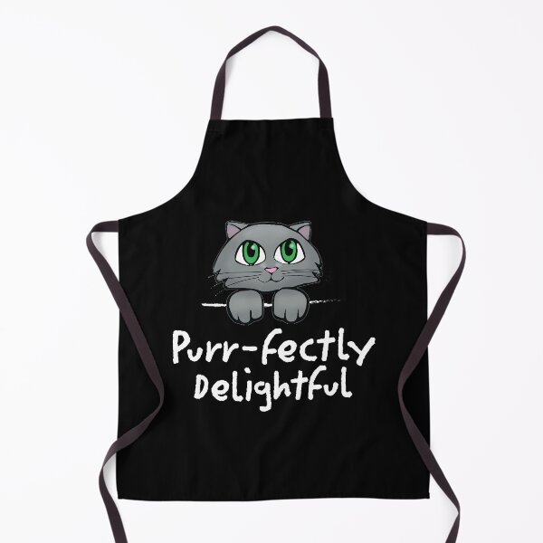 Item preview, Purrfectly Delightful, Green eyed Grey Kitten, Funny Play on Words designed and sold by bryanmcclelland.