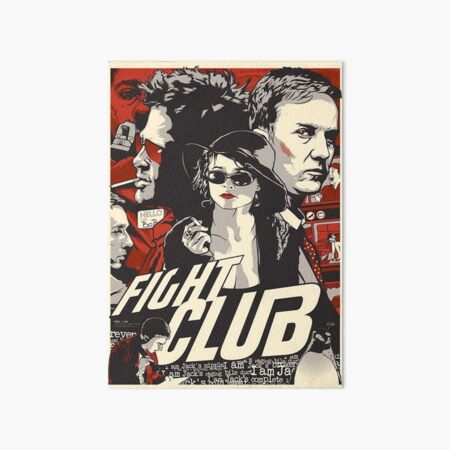 Fight Club 6 Art Board Print