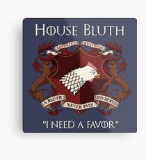 House Bluth Family Seal Metal Print