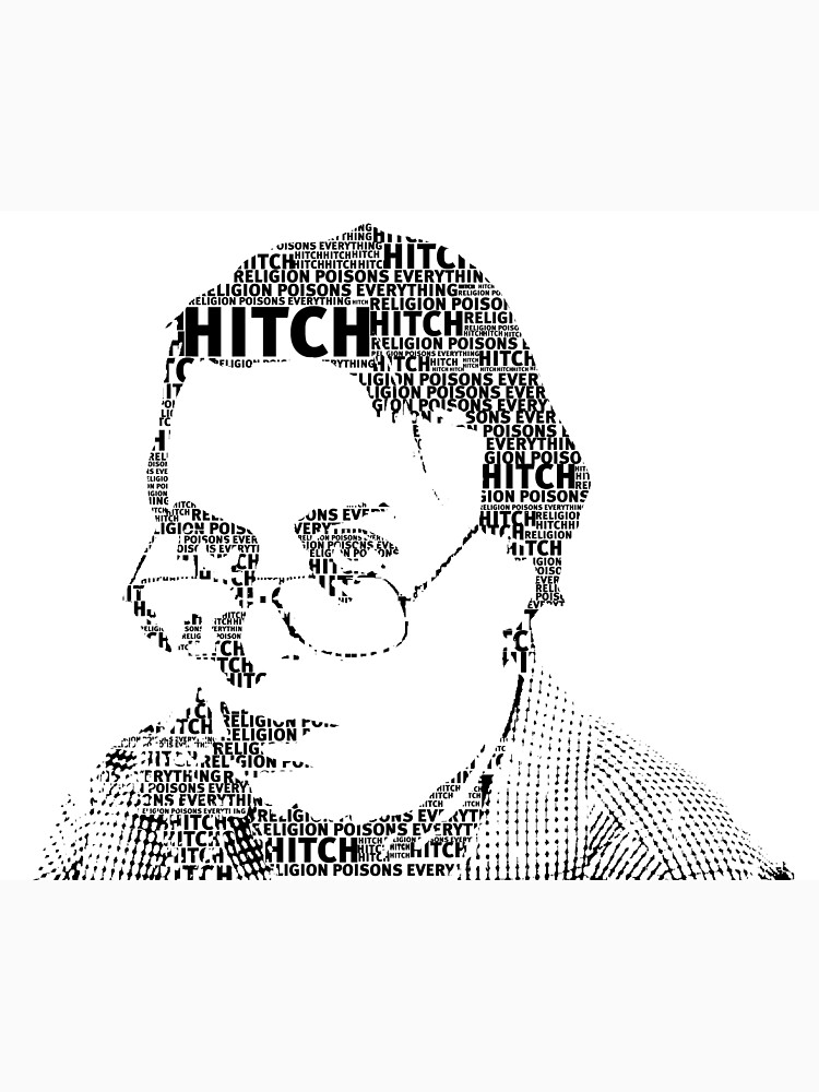 “Christopher Hitchens text art” T-shirt by DJVYEATES | Redbubble