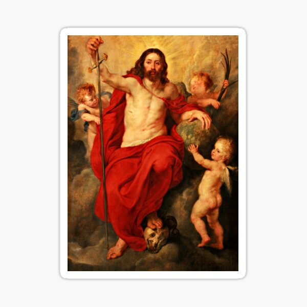 Christ Triumph Over Death Sticker