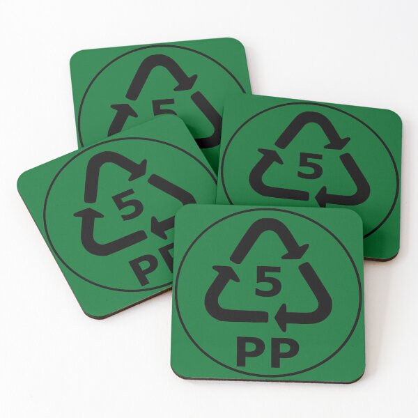 Item preview, Recycle Symbol Plastic Recycling Code 5 for PP to Reduce and Reuse designed and sold by frankheights.