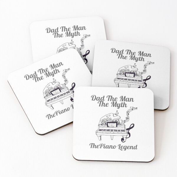 Item preview, Dad The Man The Myth The Piano Legend  designed and sold by SammieCain.
