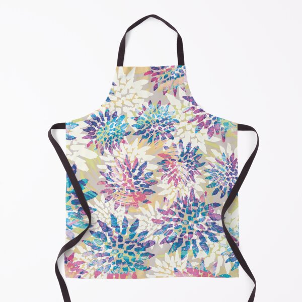 Artikelvorschau, Hübsch bemalte Tie-Dye-Blumen – digital illustriertes abstraktes Blumenmuster für Wohnkultur, Bekleidungsstoffe, Vorhänge, Bettwäsche, Kissen, Polster, Handyhüllen und Schreibwaren entworfen und verkauft von cherdoodles.