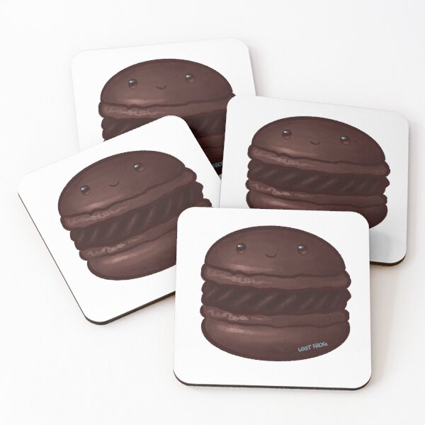 Item preview, Chocolate Macaron designed and sold by lostfrog.