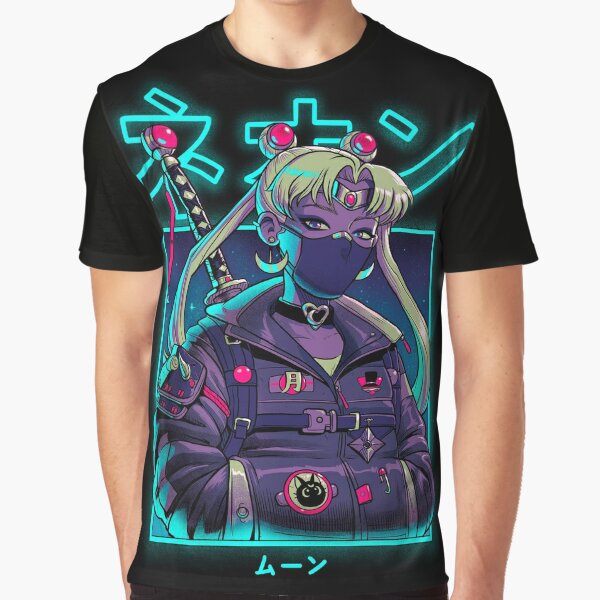Neon Moon Graphic T-Shirt