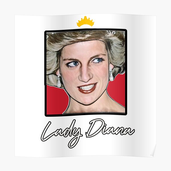 Lady Diana - la princesse Diana Poster