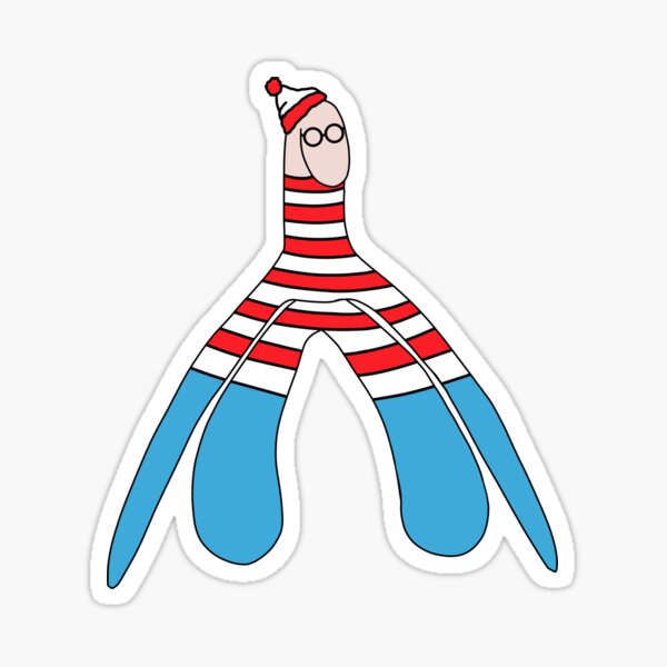 Où est Waldo Clitoris Sticker Sticker