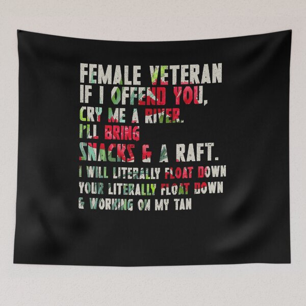Item preview, Female Veteran If I Offend You Veteran Day 4th Of July designed and sold by BaseStore.