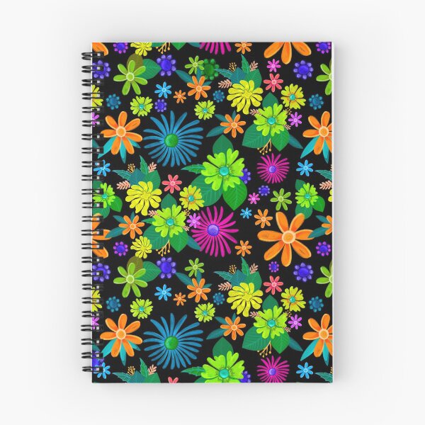 Item preview, Fields of happy - Colorful Floral Pattern designed and sold by Squarebird.